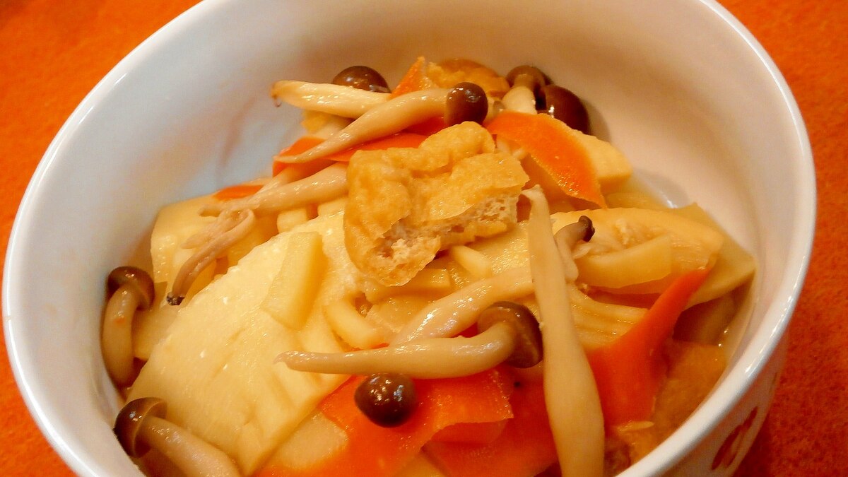 たけのこ しめじの煮物 レシピ 作り方 By なな1151 楽天レシピ